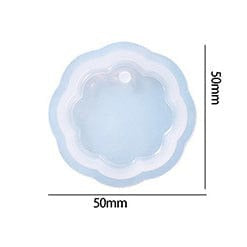 8 Kali Flower Shape Keychain & Pendant Mould