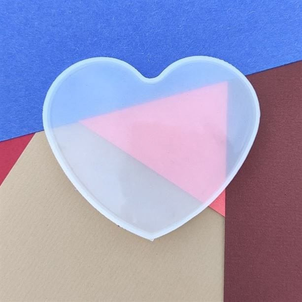 3" Heart Coaster Mould