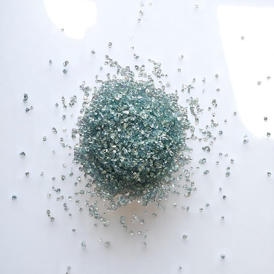 HBR 8 D/1 Shinny Antique Blue Crystal Electroplated Color Chips