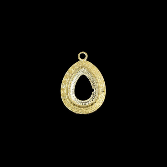 Gold Drop Bezels (BZ160)