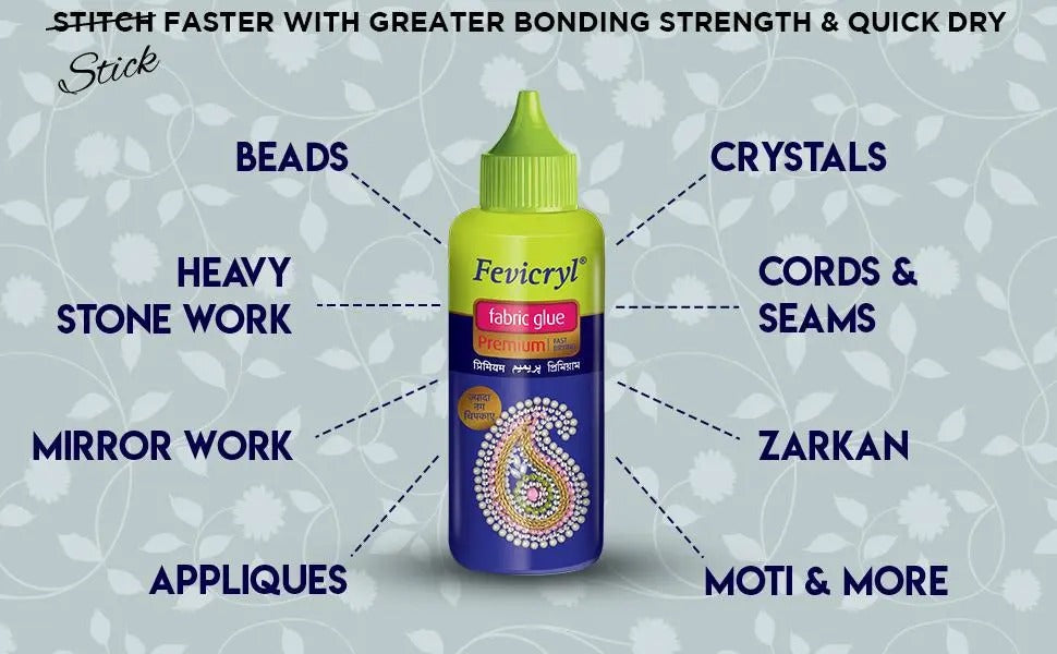 PL203 – Fevicryl Premium Fabric Glue (80g)