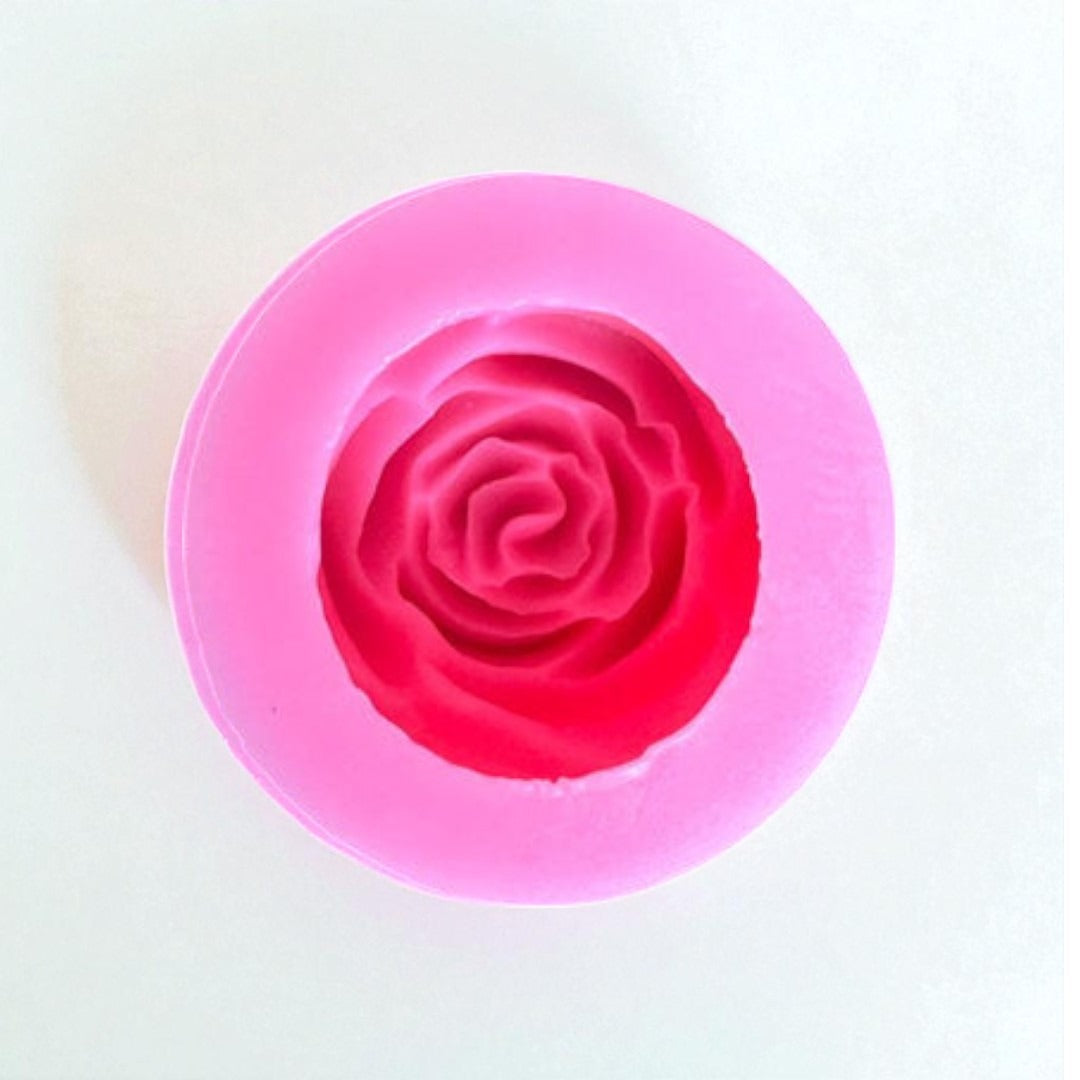 Rose Flower Candle Mould – Pink