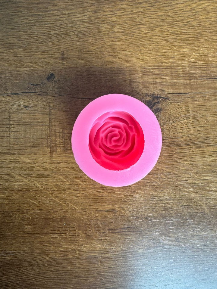 Rose Flower Candle Mould – Pink