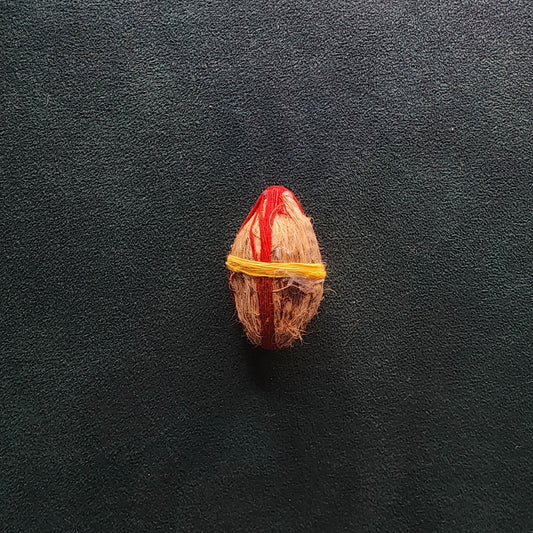 Decorative Nariyal for Rakhi / Pooja with Thread 1 pc