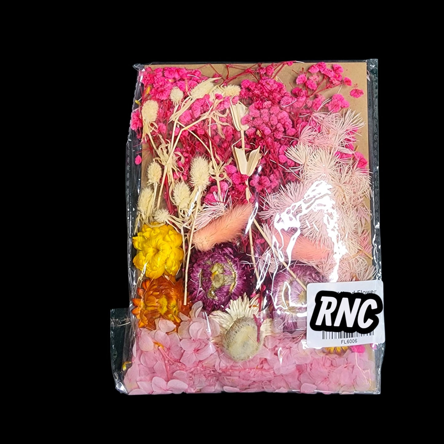 Dry Flower Sheet Card Packing β Pink Theme (FL6006)