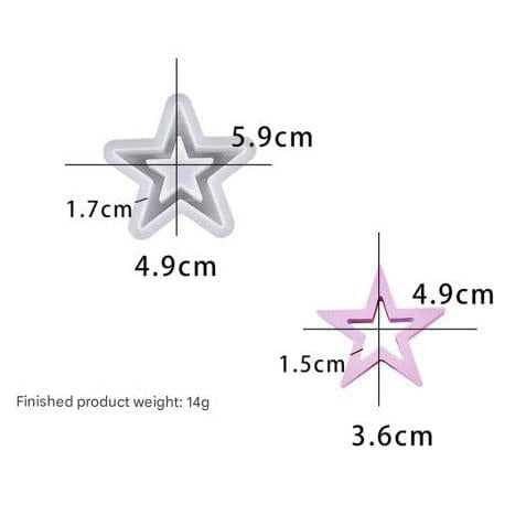 Hollow Star Small Mould (1057)