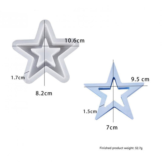 Large Hollow Star Mould (1055)