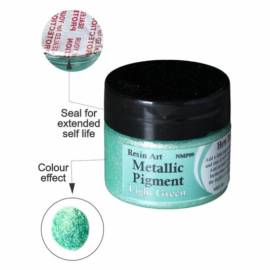 Light Green Metallic Pigment (20 Gram)