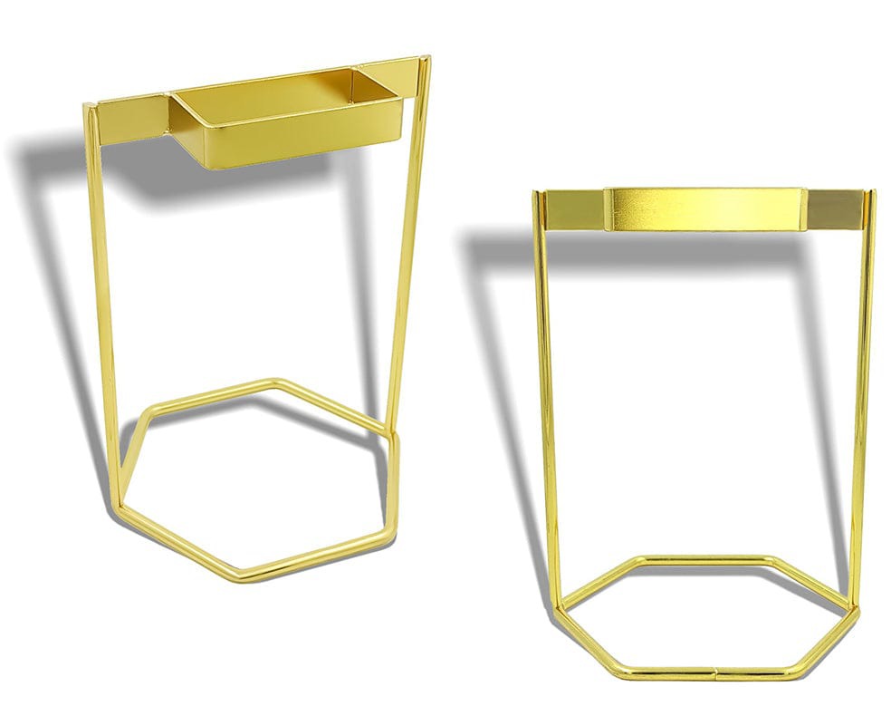 RI07336 Pillar Clock Stand Gold