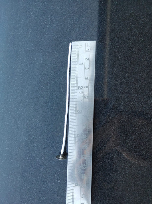 05" Pre Waxed Cotton Wicks For Candle Making (pack of 20 pcs)