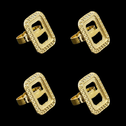 (RB018) Gold Ring Bezels