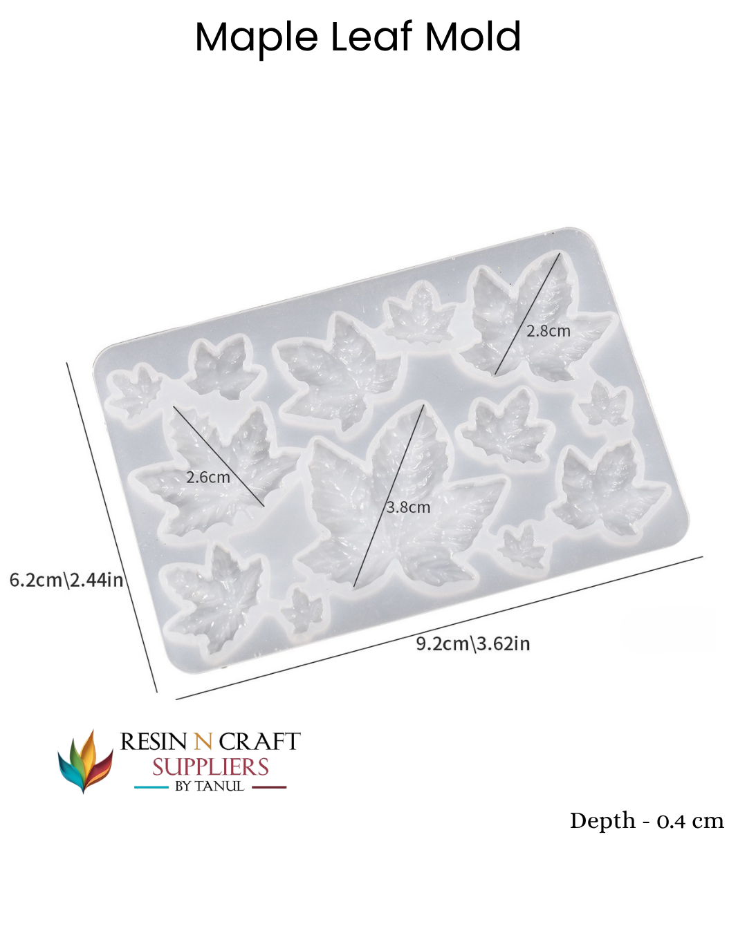 Multi-Cavity Maple Leaf Silicone Mold