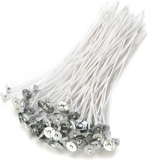02" Pre Waxed Cotton Wicks For Candle Making (pack of 20 pcs)