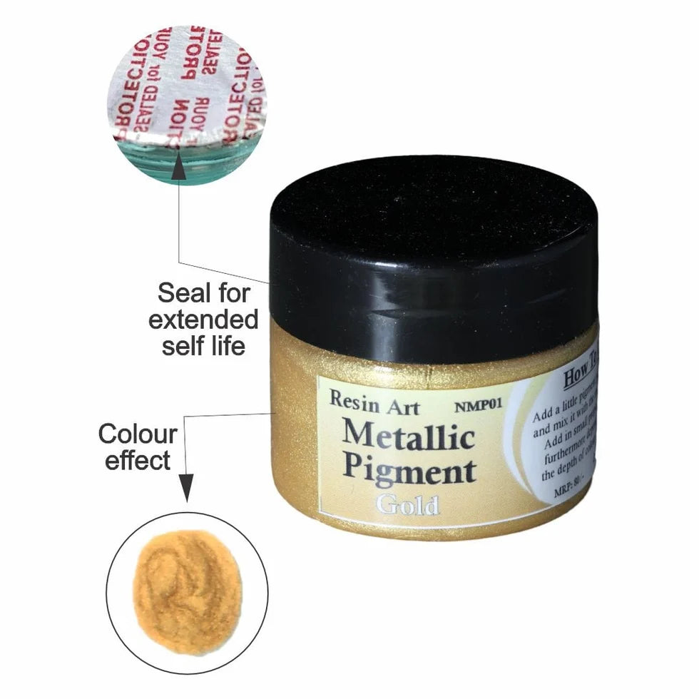 Gold Metallic Pigment (20 Gram)