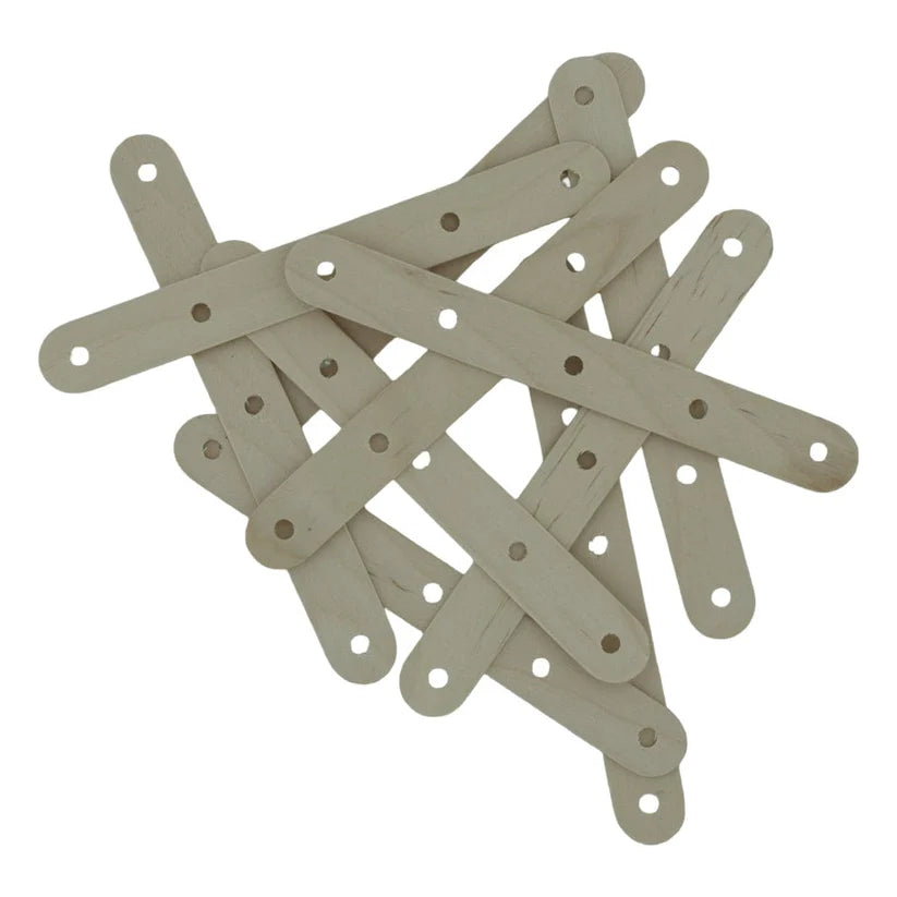 Big Wooden 5 Hole Wick Holder (10 Piece) for candle