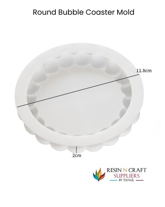 Round Bubble Coaster Mould