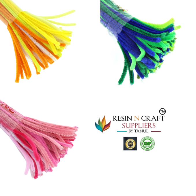 Mono Chrome Pipe Cleaner (100 pc approx pack)