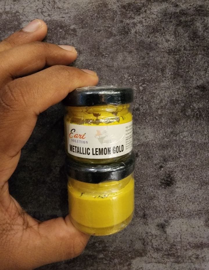 METALLIC LEMON YELLOW OPAQUE PIGMENT