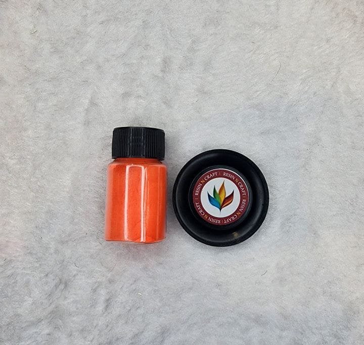 Glow In Dark Pigment - Orange Red