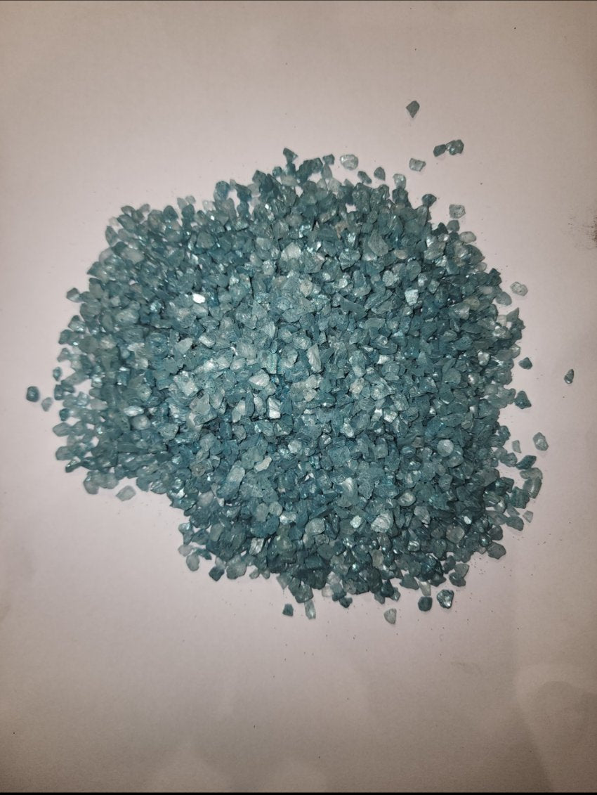 Color Powder Stones - Teal Blue Stones