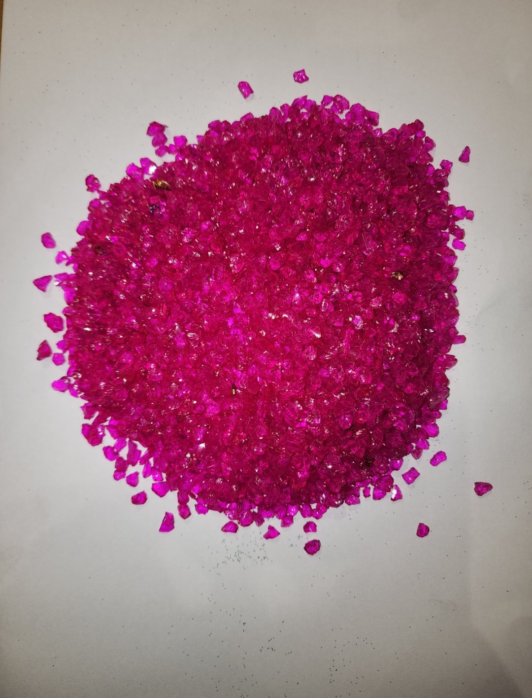 Color Powder Stones - Crystal shinny Pink