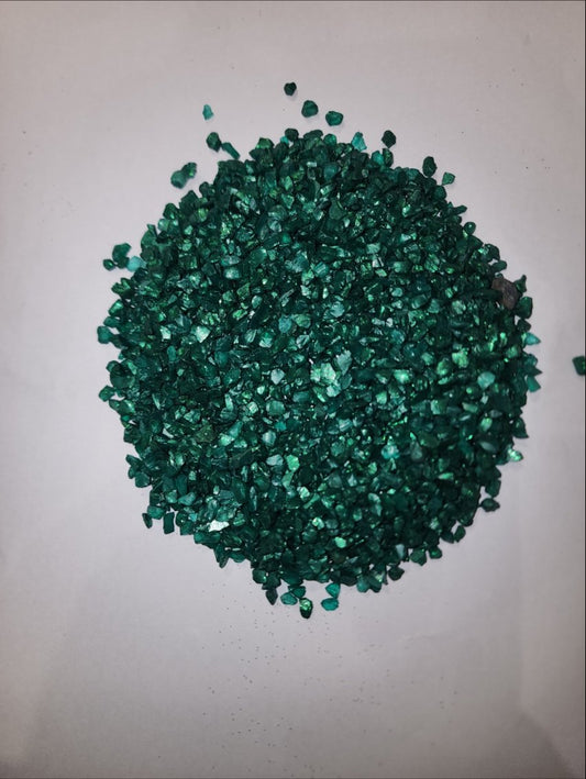 Color Powder Stones - Shinny Bottle Green