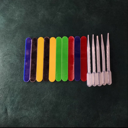 RESIN MIXING STICKS WITH DROPPERS