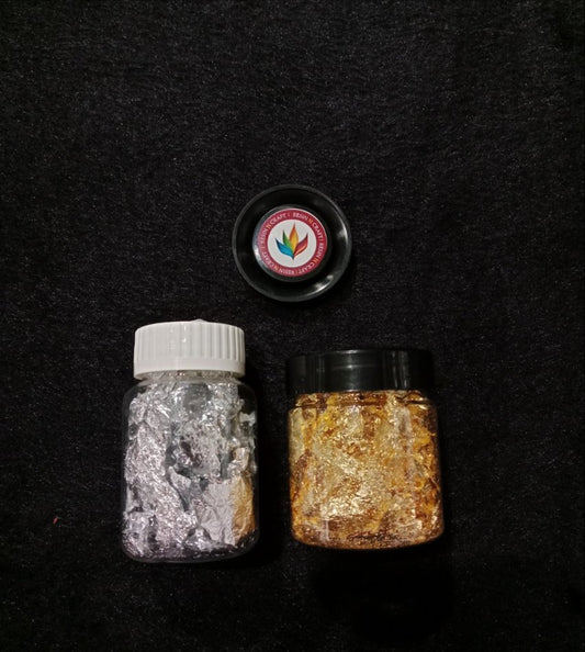 2 Pc Combo Foil Flakes Small Bottles