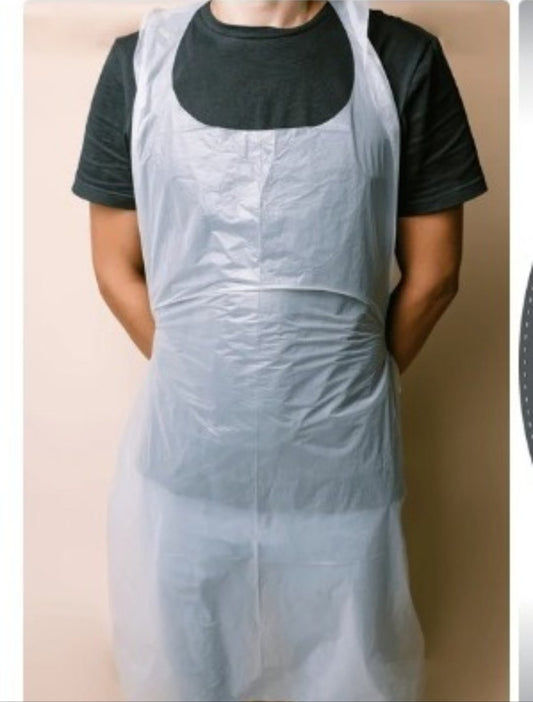 Disposable White Apron (5 pc )