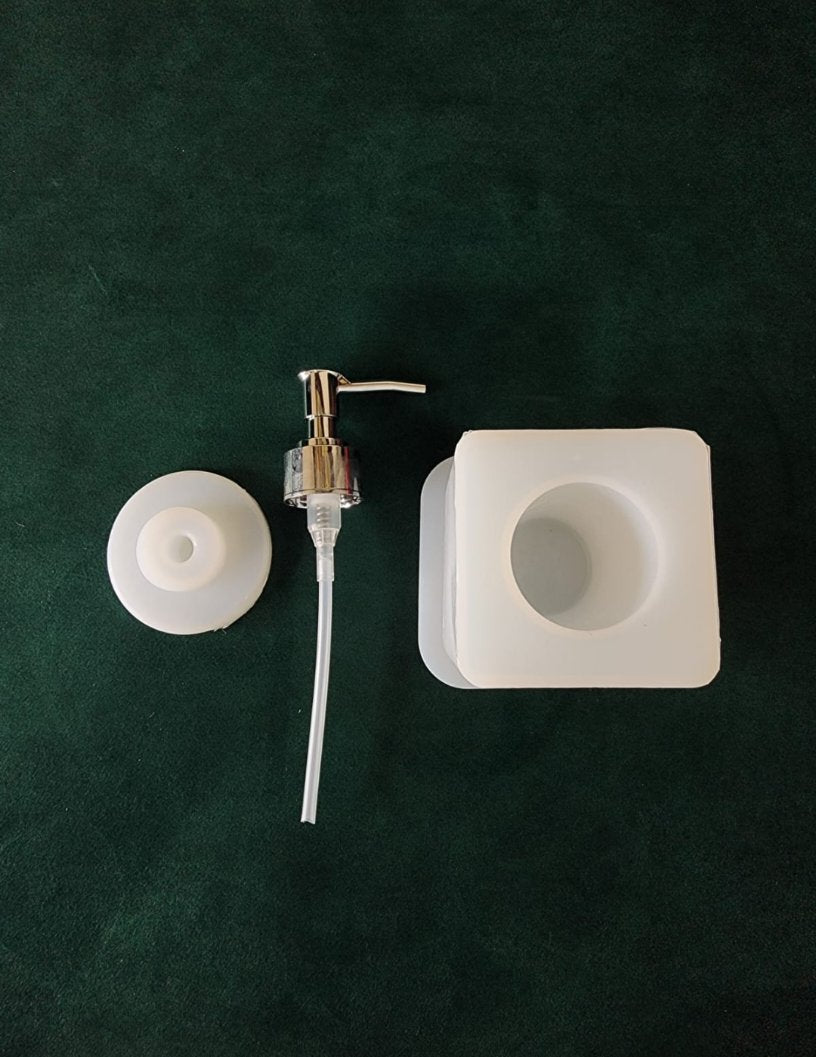 Soap dispenser mould with fittings - Square