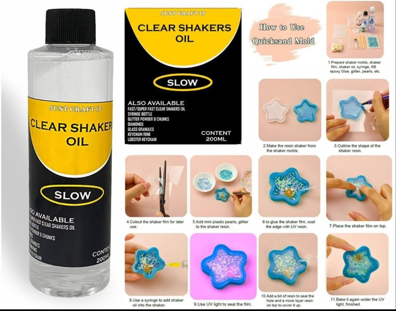 SLOW CLEAR SHAKER OIL