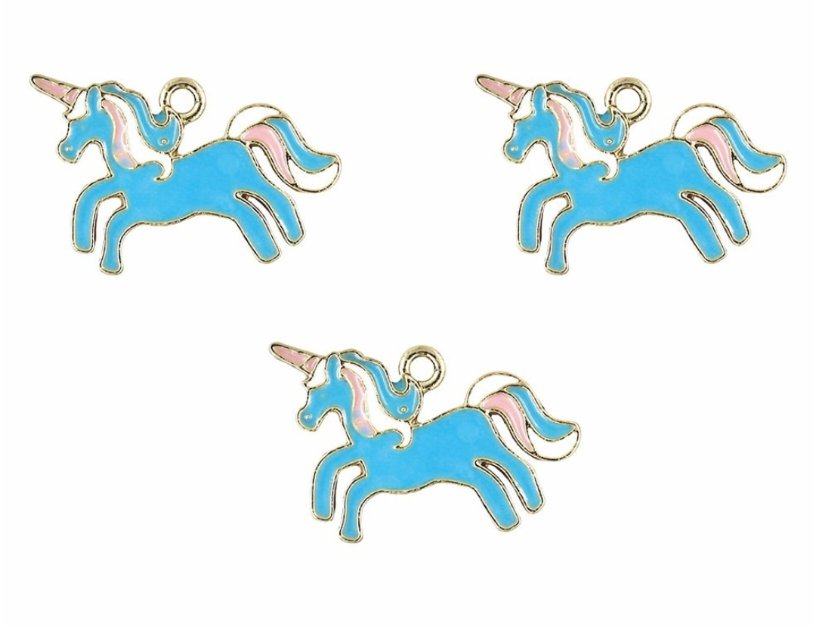 UNICORN ENAMEL PENDANT CHARMS