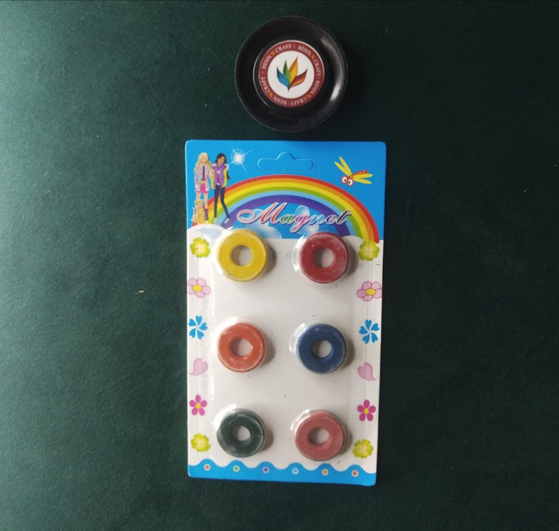 6 Pc Colour Ring Magnet