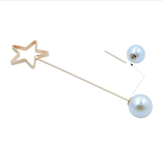 BROACH PIN STAR BAZEL