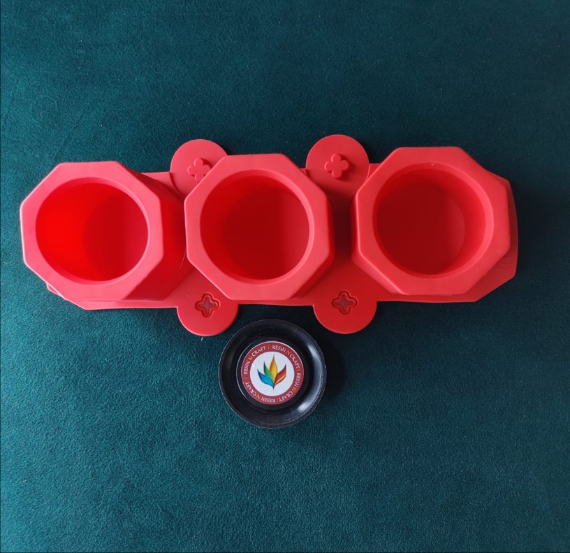 3 In 1 Hexagon Planter Mould