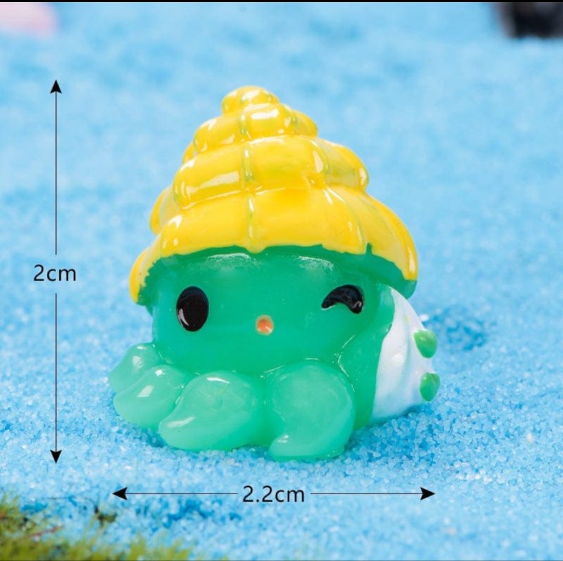 GREEN OCTOPUS MINIATURE