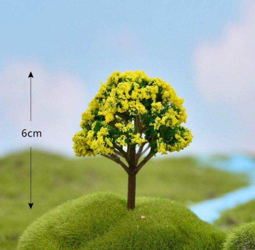 YELLOW FLOWER TREE MINIATURE