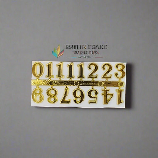 1.5 Cm Numeric Number Clock Set