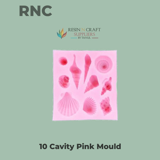 10 Cavity Pink Mould