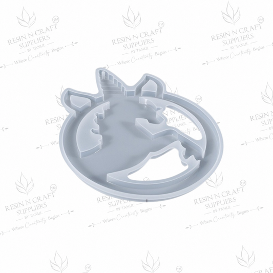 Unicorn Charm Silicone Resin Mould RM471 | 20 × 15 cm