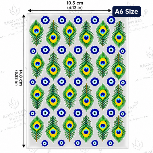 Color Peel & Stick UV DTF Sticker – A6 Size (UVS - 208)