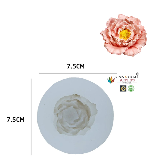 Large Bloom Peony Candle Mold (RHM0166)