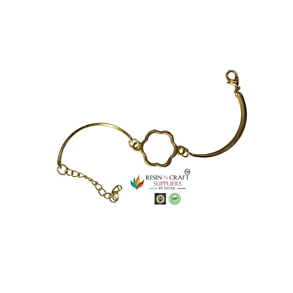 Bracelet Base Without Bezel (Rakhi / Gift Collection) (Gold Color)