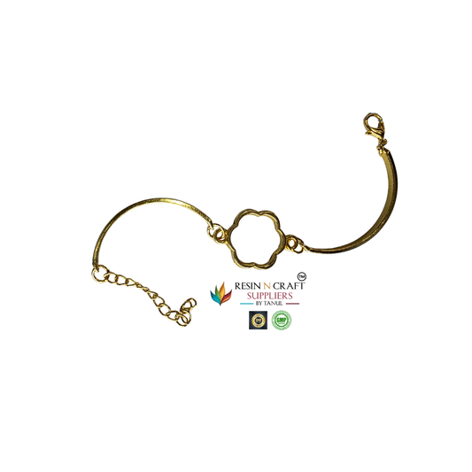 Bracelet Base Without Bezel (Rakhi / Gift Collection) (Gold Color)