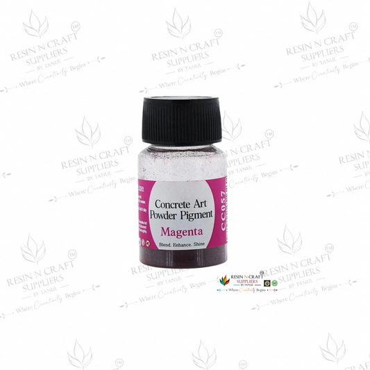 Magenta Concrete Art Powder Pigment (CC057) | 10 Gram | Premium Concrete & Terra Art Color