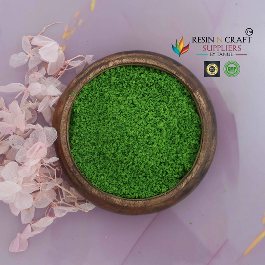 Artificial Foam Grass Powder Shade - 01 (25gms) Emerald Green (RAF101) (MOSS)