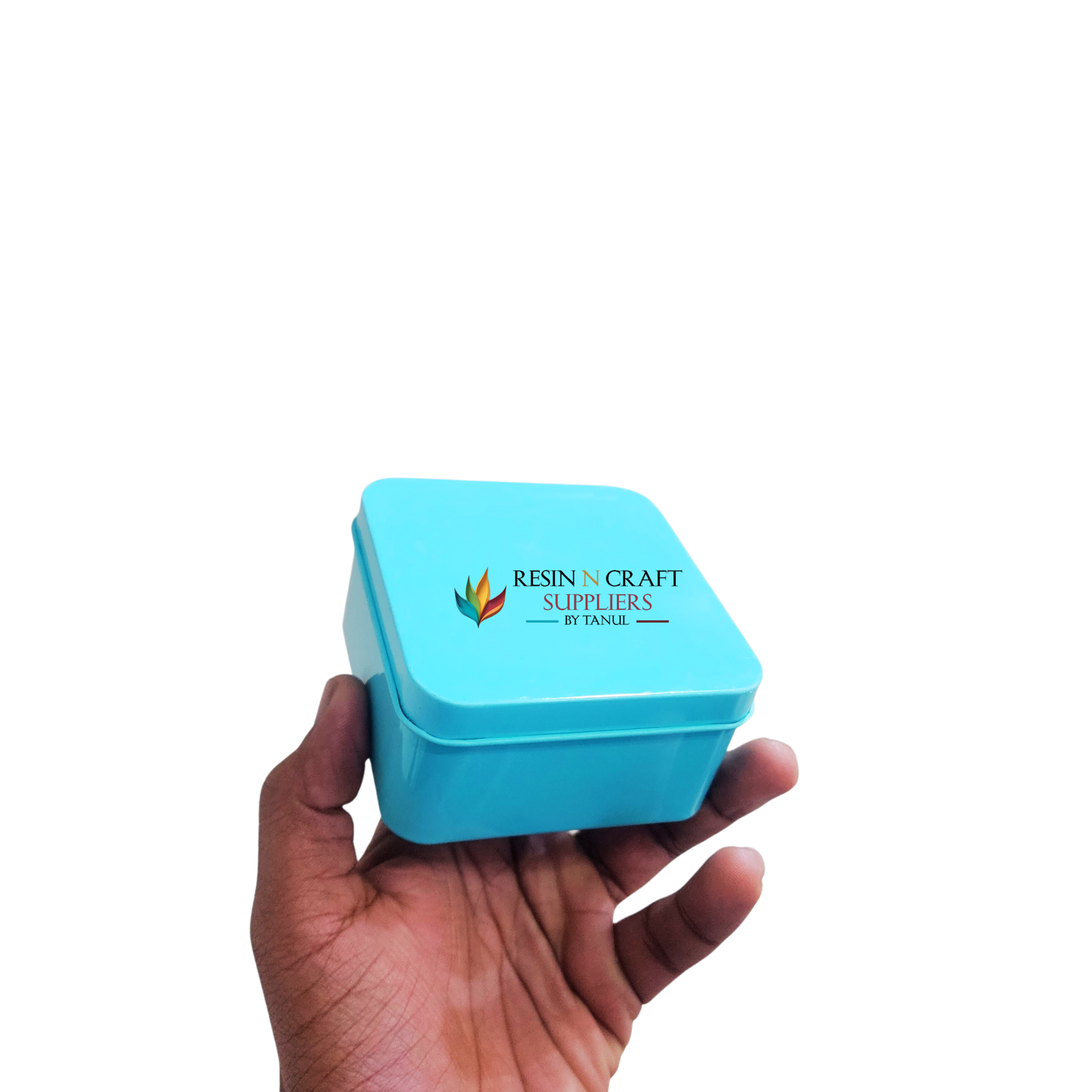 Square Tin Container For Candle RPM340