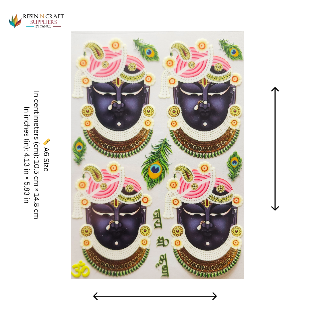 Color Peel & Stick UV DTF Sticker – A6 Size (UVS - 110)