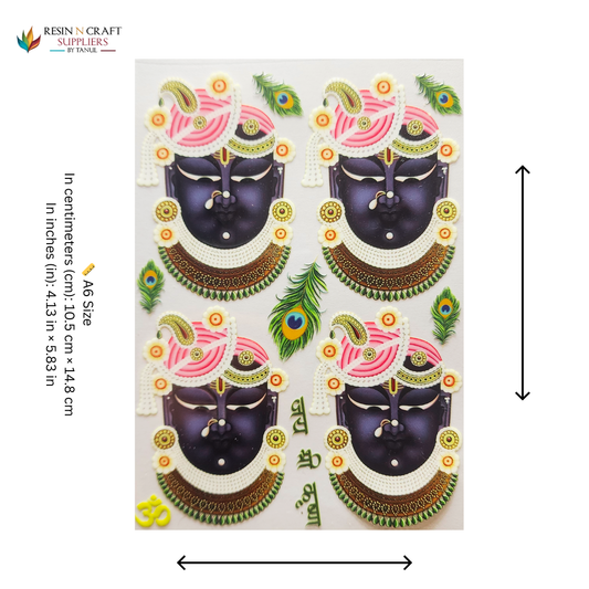 Color Peel & Stick UV DTF Sticker – A6 Size (UVS - 110)