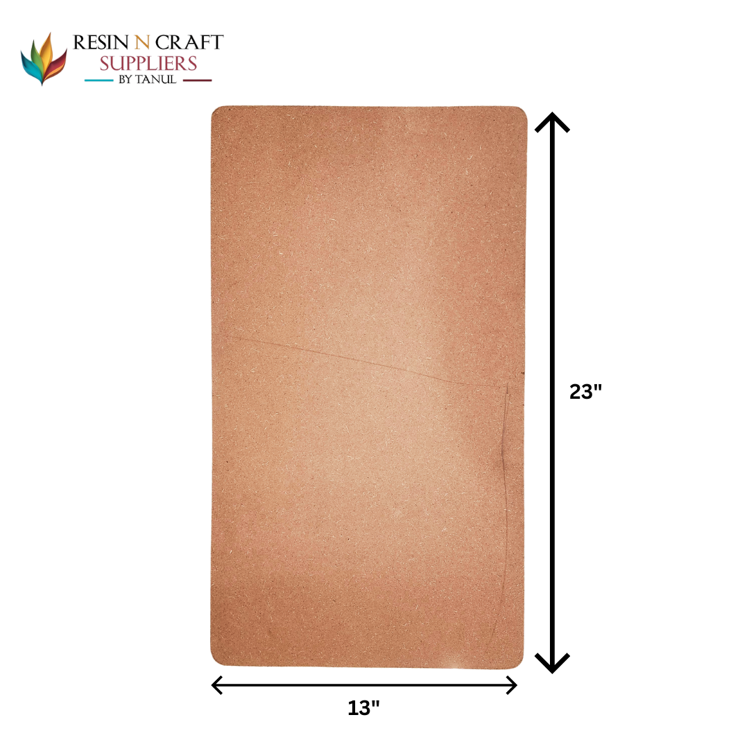 23" X 13" X 12 MM MDF Board For Name Plates